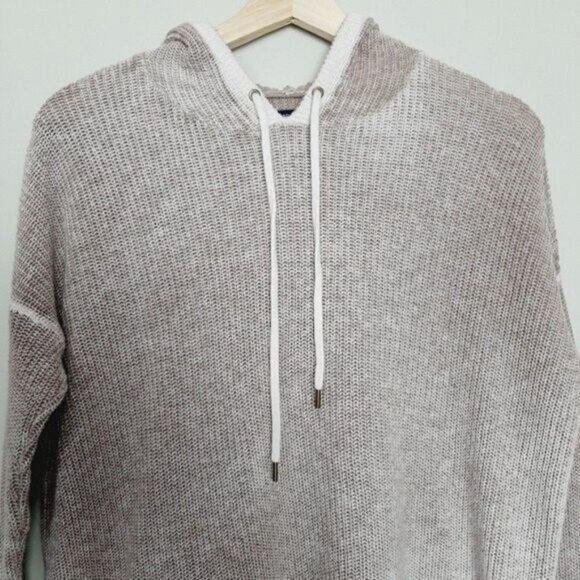 AE Soft Knit Burnout Oversized Hoodie Sweater Sz XS - Picture 3 of 6